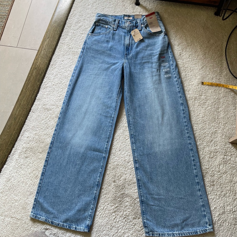 NWT Levi's Cinch Baggy High Rise Women's Jeans Size 26/31 - Picture 2 of 13
